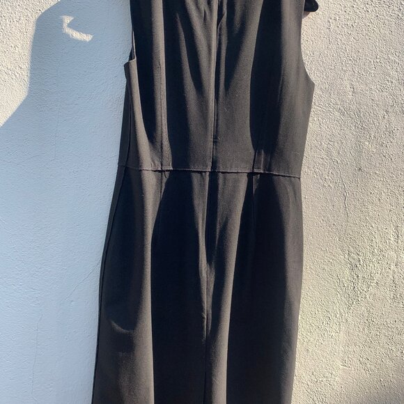Ann Taylor Sleeveless Black Sheath Dress - Picture 2 of 3